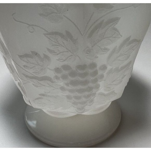 Vase Compote E.O Brody USA #2250 MU-20 4.5"x5" 3" Base Paneled Pedestal 1940s - Picture 7 of 10